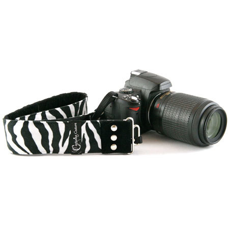 Camera Straps by Capturing Couture: Animal Print Collection, The Zebra 2" SLR/DSLR Fashion Camera Strap