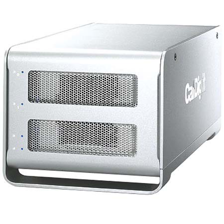 CalDigit 2 Bay 1 TB FireWireVR RAID Secure Storage Solution, with FireWire 800, 400 and USB Interface, Mac, Linux &amp; PC image