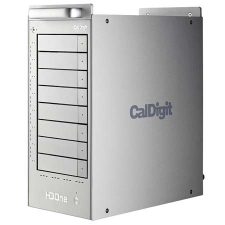 CalDigit HDONE-D 8 TB-E Tower RAID Solution with Eight Swappable Drive Modules and ELANE-1E PCI-E Card, Supports Windows, MacOS, Linux