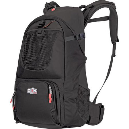 Clik Elite Medium Nature, Photographers Back Pack with Padded 450 c.i. Camera Bay &amp; LadderFit Harness System, Black image