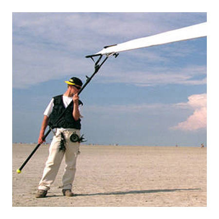 California Sunbounce SunSwatter Big 6' x 8' Frame &amp; Translucent Textile with 2/3 Stop Light Reduction. image
