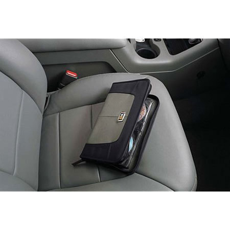 Case Logic Design Works Wallet, Holds 36 CDs in Separate Pockets, Color: Grey.