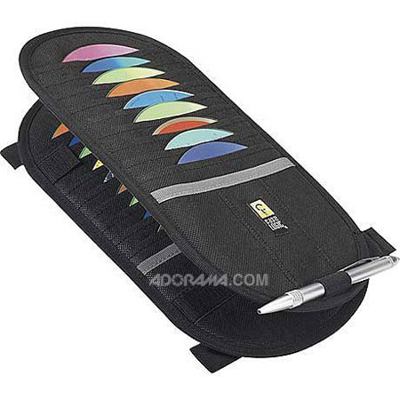 Case Logic Automotive Visor CD Holder, Holds 20 CDs in Separate Pockets, Color: Black