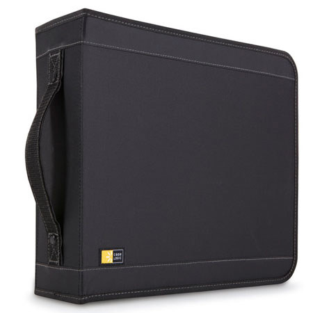 Case Logic Wallet Holds 208 CDs in Separate Sleeves, Color: Black.