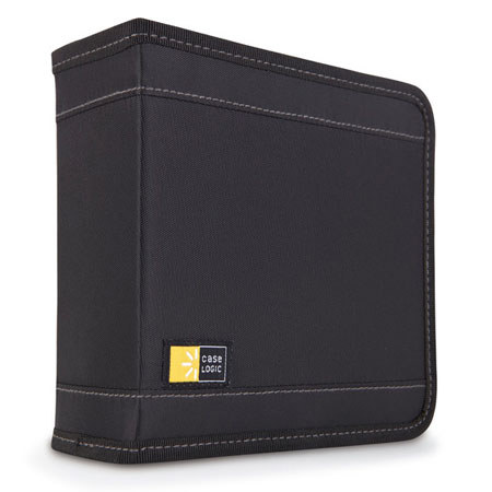 Case Logic Wallet Holds 32 CDs in Separate Sleeves, Color: Black.