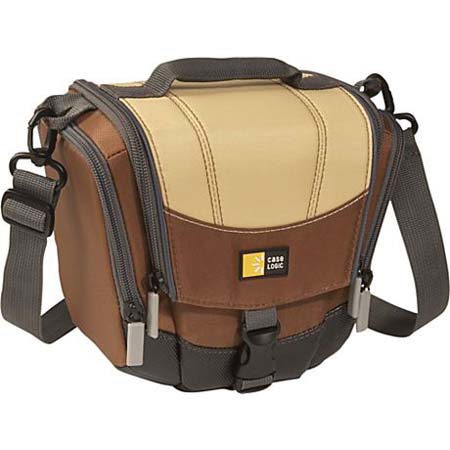 Case Logic SLR Camera Holster with Detachable, Adjustable Shoulder Strap and Carrying Handle, Color: Brown image