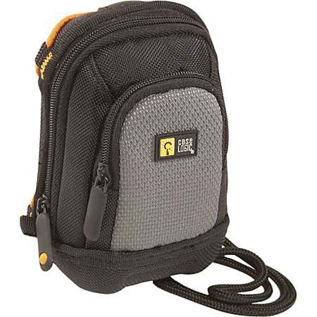 Case Logic Compact Digital Camera Case, Color: Black and Silver image