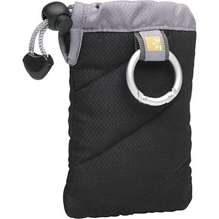 Case Logic Pockets, Medium, Nylon Material Belt Loop Pouch for a Variety of Devices, Black image