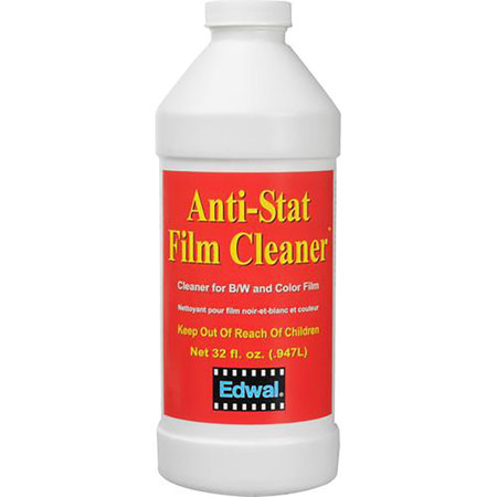 Edwal Anti-Stat Film Cleaner, for Black &amp; White and Color Films, 32 Oz. Can image