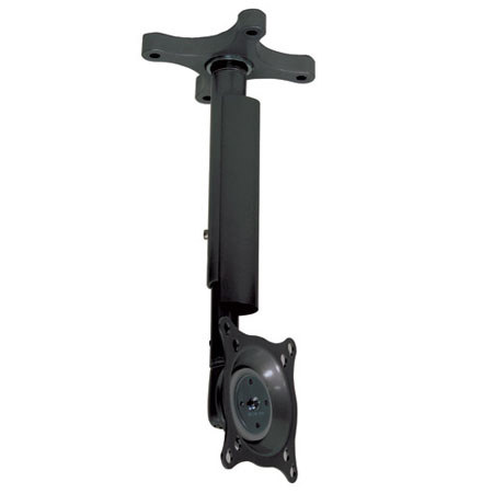 Chief FHP18110 Small Flat Panel Ceiling Mount Kit for 10-26" Flat Panel Displays, 40 lbs Load Capacity, Black