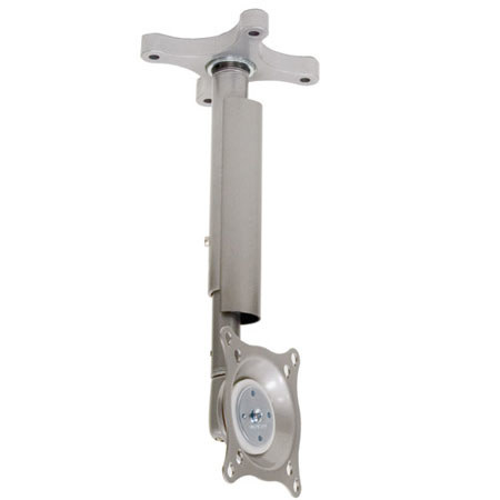 Chief FHP18110 Small Flat Panel Ceiling Mount Kit for 10-26" Flat Panel Displays, 40 lbs Load Capacity, Silver