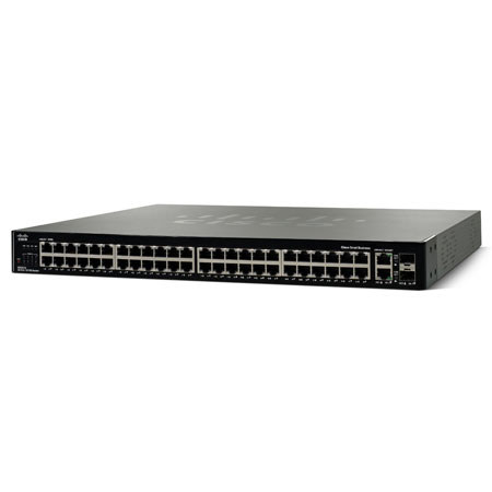 Cisco 48-Port 10/100/1000 Fast Ethernet Switch, Ethernet Ports & 2 Mini-GBIC Slots
