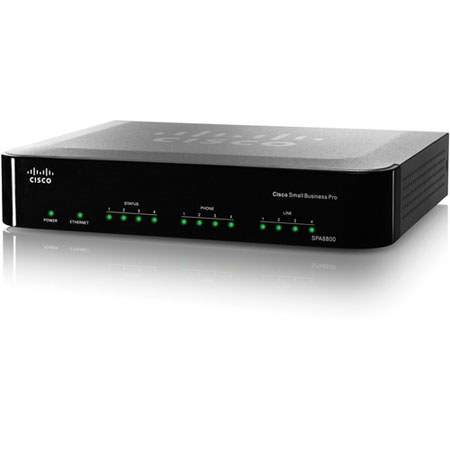Cisco SPA8800 IP Telephony Gateway with 4 FXS and 4 FXO Ports