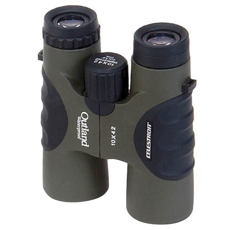 Celestron 10 x 42 Outland Series Water Proof Roof Prism Binocular with 5.8° Angle of View, U.S.A. image