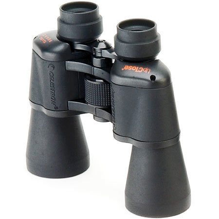 Celestron 10 x 50 UpClose Series, Wide Angle, Weather Resistant Porro Prism Binocular with 7.0° Angle of View, U.S.A. image