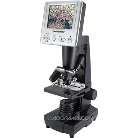 Celestron Biological Microscope with Built-in Digital Camera, 1600x Power, LED Illuminated &amp; USB Interface image