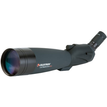 Celestron Ultima 100 ED Spotting Scope with 22-66x Zoom Eyepiece - 45° Angle image