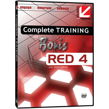 Class On Demand Training DVD Complete Training for Boris RED 4 with Steve Oakley