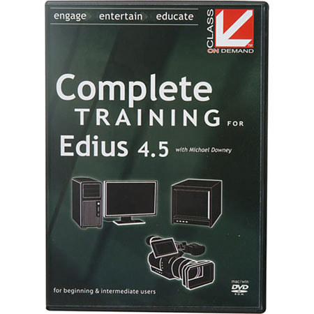 Class On Demand Training DVD Complete Training for Canopus Edius 4.5 with Mike Downey