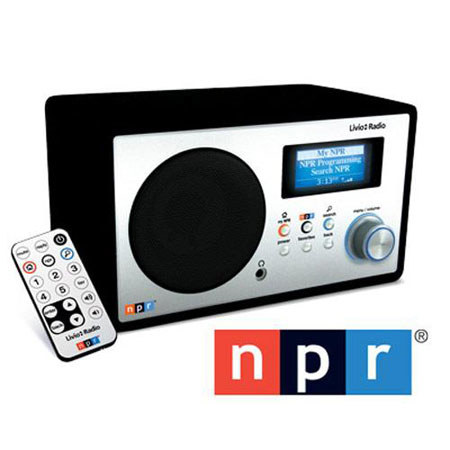 Myine Electronics Livio LV002 Stand Alone NPR Internet Radio - WiFi, Over 11,000 Stations, Remote Control image