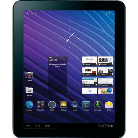 Matsunichi Marquis Pad MP977 9.7" Internet Tablet, 1.2GHz Dual-Core, 1GB RAM, 4GB Internal+4GB MicroSD Storage, Android 4.0 Ice Cream Sandwich, Black