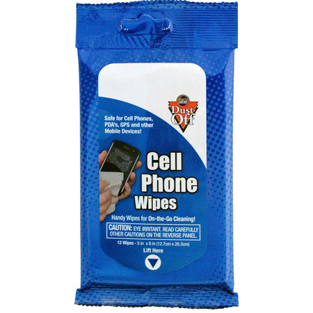 Falcon Dust-Off Cell Phone Wipes (12-Pack)