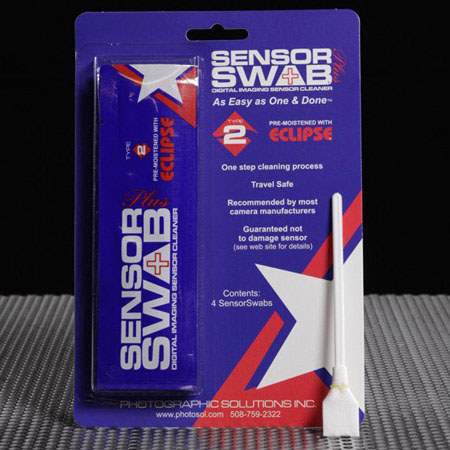 Photographic Solutions Type-2 Sensor Swab Plus, Pre-moistened with Eclipse Optic Cleaning Fluid - Pack of 25 image