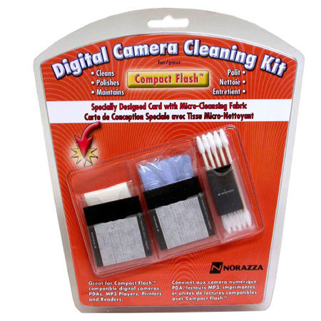 Norazza Deluxe Memory Card Slot Cleaning Kit for Digital Cameras that use Compact Flash Cards. image
