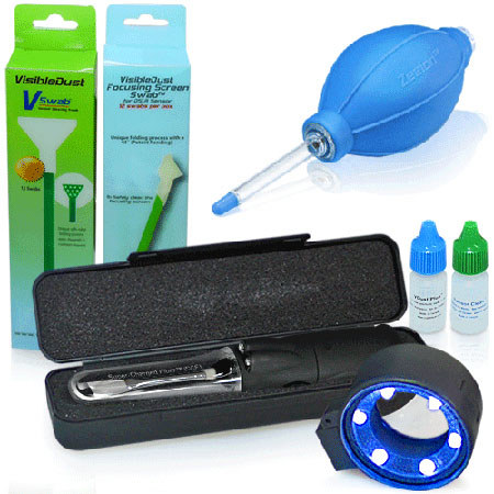 Visible Dust Ultra Sensor Clean Arctic Butterfly 724 (Super Bright) with 2 super bright LEDs, Bundle - 1.0x image