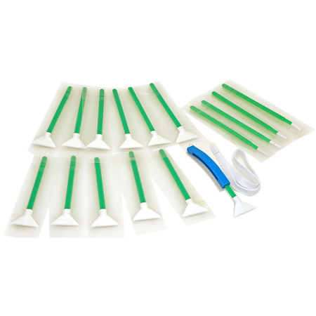 Visible Dust 1.5x / 1.6x Green Series Swabs for use with Sensor Clean, VDust Formula and Smear Away, Pack of 12. image