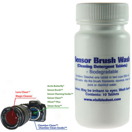 Visible Dust Sensor Brush Wash (10 Cleaning Tablets) image