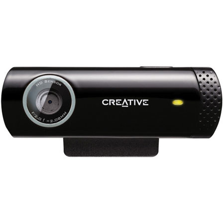 Creative Live Cam 73VF070000000 Chat HD Webcam, Hi-Speed USB 2.0