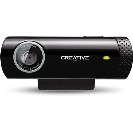 Creative Live Cam 73VF075000000 Connect HD Webcam, Hi-Speed USB 2.0