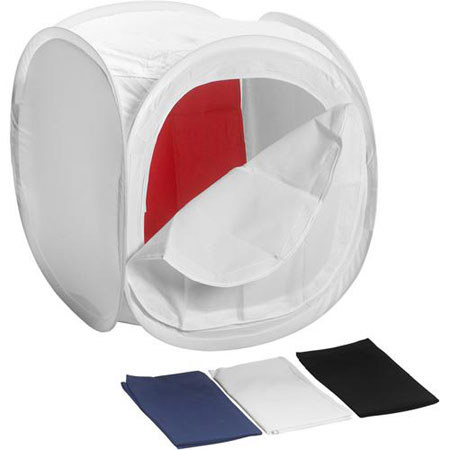 Creative Light Lightshed, Collapsible Still Life Photo Studio with 4 Removable Background Fabrics, 20&quot; x 20&quot; x 20&quot; image