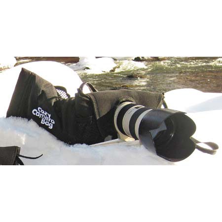 Cozy Camera Bag for Shooting In The Cold, Extreme Cold Camera Glove Designed to fit All Professional SLR Cameras. image