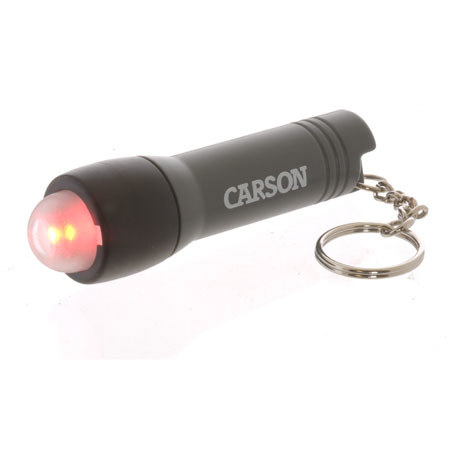 Carson StarMap Red LED Flash Light for Astronomy Maps, with Batteries
