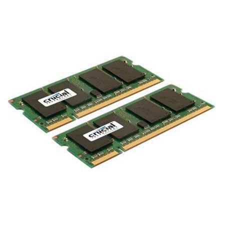 UPC 649528740052 product image for Crucial Technology 2GB (2x1GB) DDR2 SO-DIMM Memory Upgrade Kit for Notebook, PC2 | upcitemdb.com