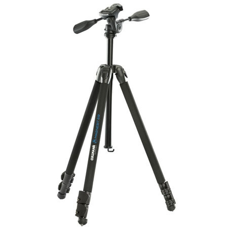 Cullmann Magnesit 519 Aluminum Tripod with 3-Way Quick Release Head, Supports: 8.8 lbs, Max Height 61.8" image