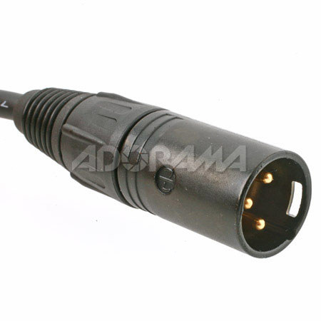 Comprehensive Studio Series Quad Audio Microphone Cable XLR Male to XLR Female, with Neutrik Black and Gold Connectors, 15'. Cable