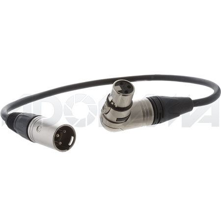 Comprehensive Standard Series XLR Plug to Right Angle Jack Audio Cable with Neutrik connectors , 18"