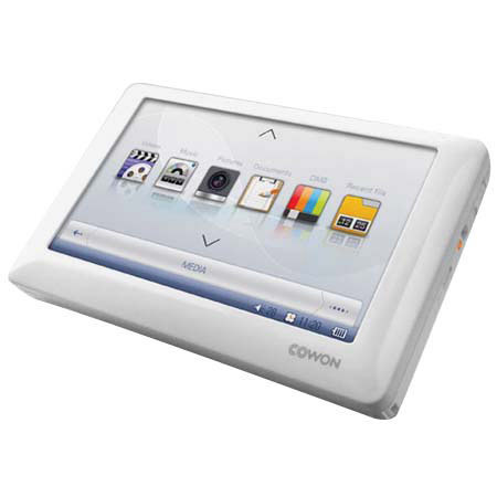 Cowon O2 8 GB MP4 &amp; Video Player with 4.3&quot; LCD JPEG, WAV, MPEG, TXT &amp; Line-in Recording, White image