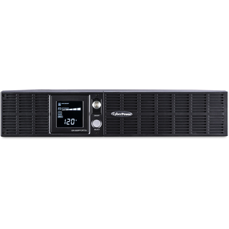 CyberPower OR1500PFCRT2U Smart App Intelligent LCD 1500VA UPS, 8 Outlets, 2U Rack Mount