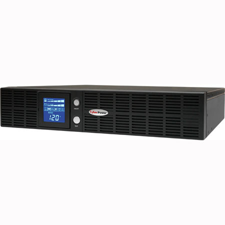 CyberPower OR2200LCDRM2U Smart App Intelligent LCD 2000VA UPS, 8 Outlets, 2U Rack Mount