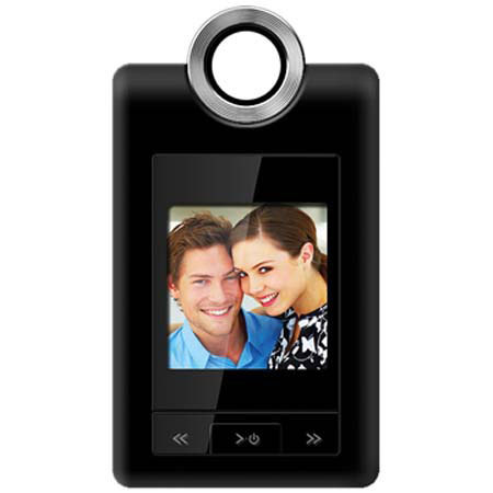 Coby DP-152 Clip Hanger, 1.44" Digital Photo Keychain with 60 Picture Capacity, Black image