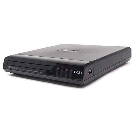 Coby 5.1 Channel DVD Player with Progressive Scan and USB Input, Black