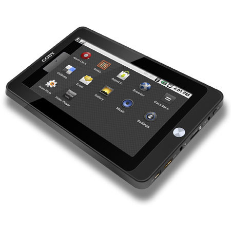 Coby Kyros Touchscreen 7 inch Screen Internet Tablet with 4GB Memory and microSD Card Slot - Android Operating System with Intuitive Touchscreen Controls image