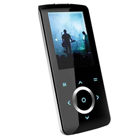 Coby MP-705 4 GB Super Slim MP3 &amp; Video Player with 2&quot; TFT LCD &amp; Touchpad Control - Black image