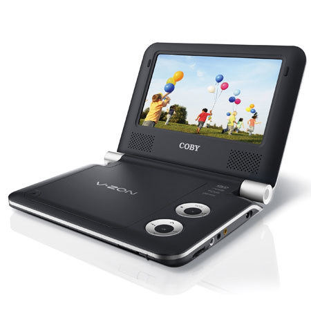UPC 716829907092 product image for Coby 7" TFT Portable DVD/CD/MP3 Player with Integrated Stereo Speakers, AV  | upcitemdb.com