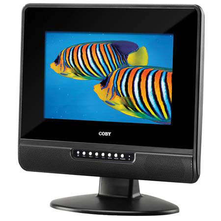 Coby 10.2&quot; Widescreen LCD Digital TV / Monitor with Dual ATSC/NTSC Tuner for Digital and Standard TV Broadcast Reception image