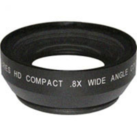 Century Optics Compact .8x HD Wide Angle 72mm Screw-on Converter Lens, with Hood.